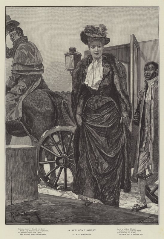 Un invité bienvenu - Richard Caton Woodville junior