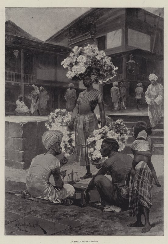 Un changeur indien - Richard Caton Woodville junior