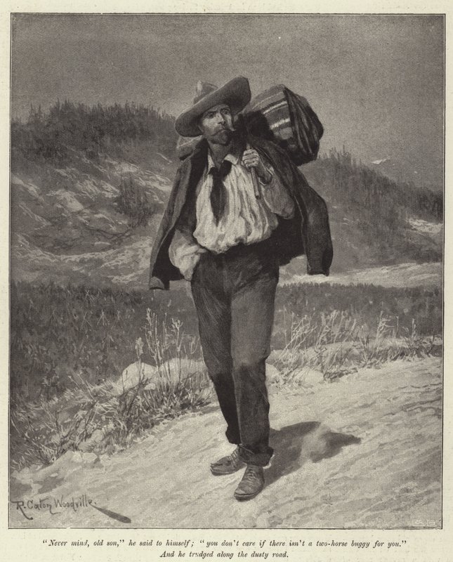 Illustration pour Le Courage de Pauline Camacho, par Morley Roberts - Richard Caton Woodville junior