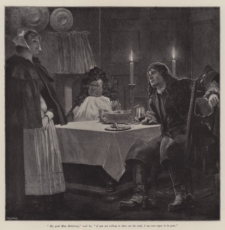 Illustration pour The Great North Road, par Robert Louis Stevenson - Richard Caton Woodville junior