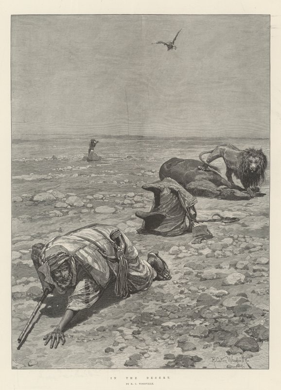 Dans le désert - Richard Caton Woodville junior