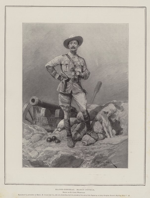 Major-Général Baden-Powell - Richard Caton Woodville junior