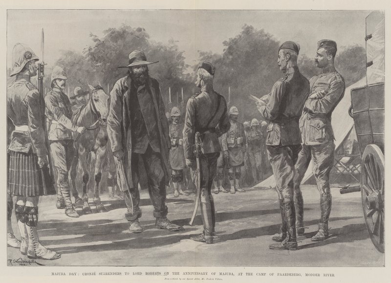 Jour de Majuba, Cronje se rend à Lord Roberts à l
