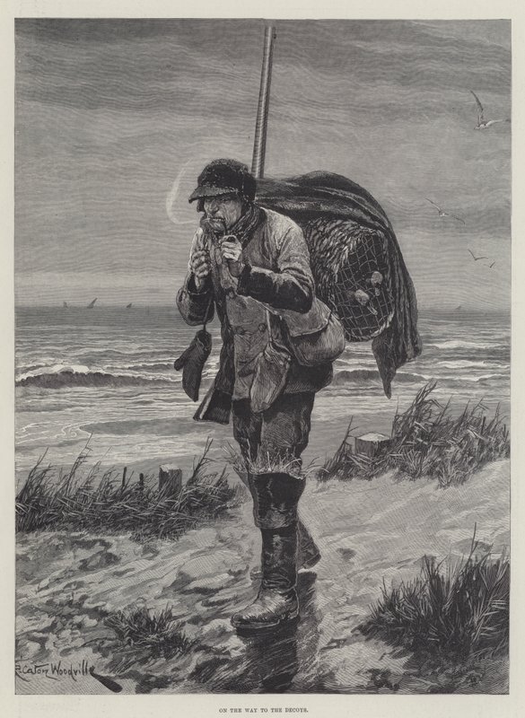 En route vers les leurres - Richard Caton Woodville junior