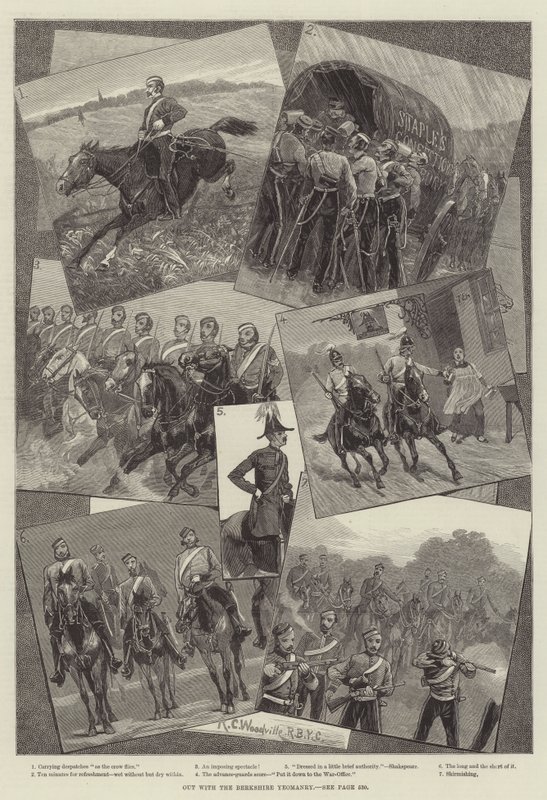 Sortie avec la Yeomanry du Berkshire - Richard Caton Woodville junior