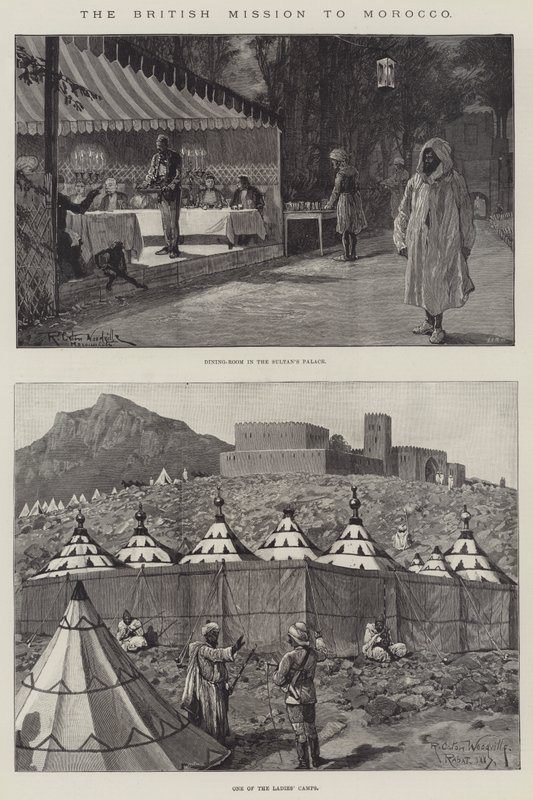La mission britannique au Maroc - Richard Caton Woodville junior