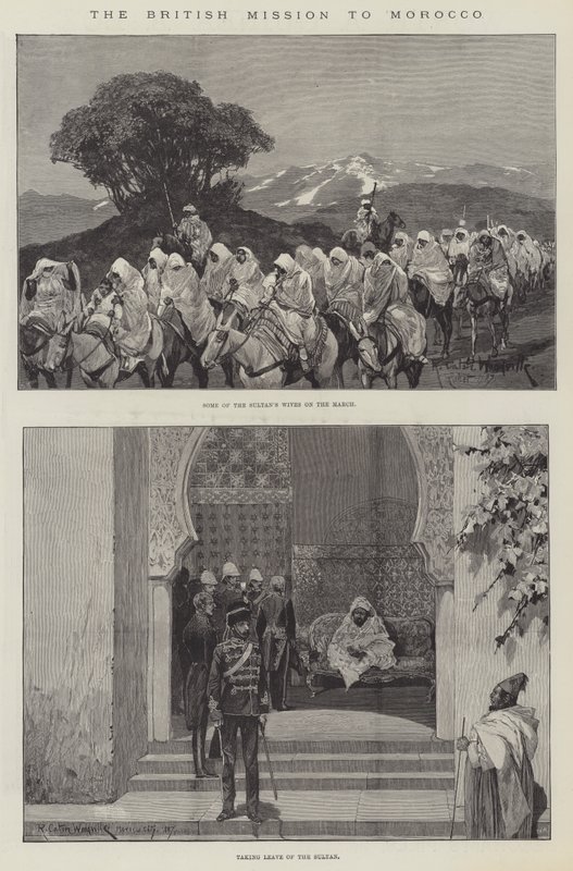 La Mission britannique au Maroc - Richard Caton Woodville junior