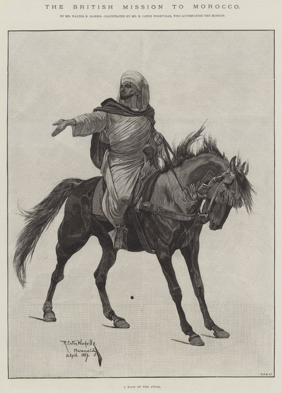 La mission britannique au Maroc - Richard Caton Woodville junior