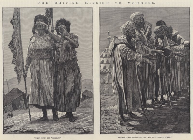 La mission britannique au Maroc - Richard Caton Woodville junior
