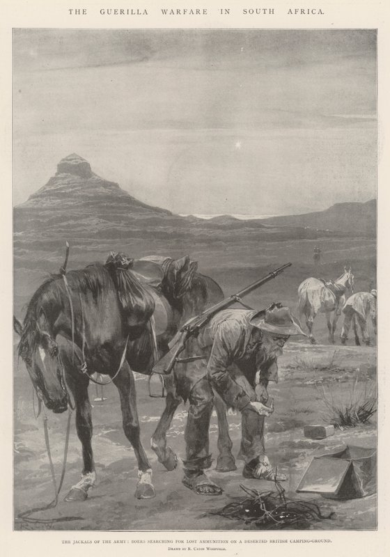 La guérilla en Afrique du Sud - Richard Caton Woodville junior