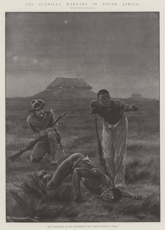 La Guerre de guérilla en Afrique du Sud - Richard Caton Woodville junior