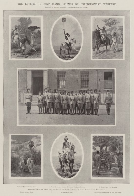 Le Revers en Somalie, Scènes de guerre expéditionnaire - Richard Caton Woodville junior