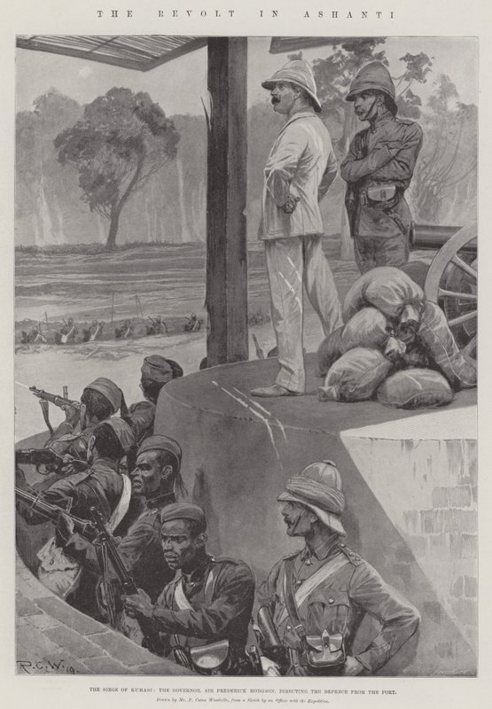 La révolte en Ashanti - Richard Caton Woodville junior