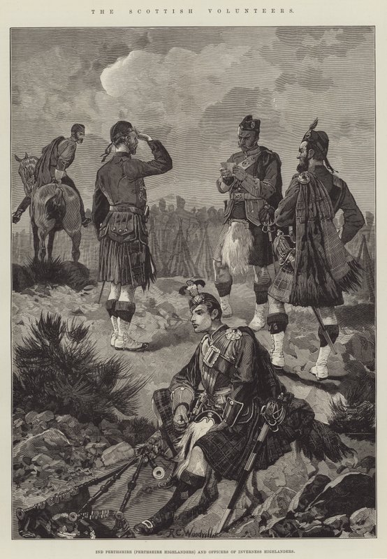 Les volontaires écossais - Richard Caton Woodville junior