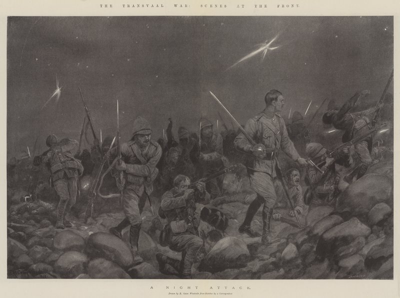 La Guerre du Transvaal, Scènes au Front - Richard Caton Woodville junior