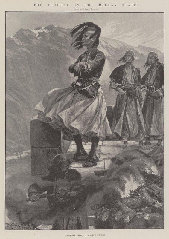 Les troubles dans les Balkans - Richard Caton Woodville junior