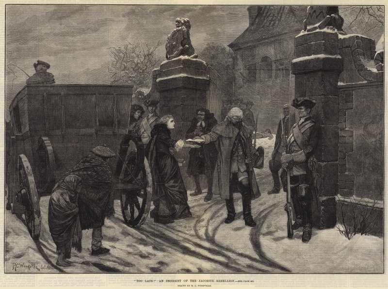 Trop tard ! un incident de la rébellion jacobite - Richard Caton Woodville junior