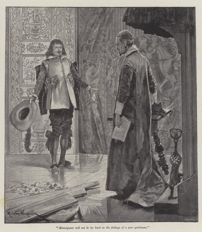 Sous la robe rouge, par Stanley J Weyman - Richard Caton Woodville junior
