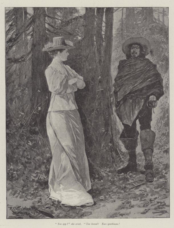 Sous la robe rouge, par Stanley J Weyman - Richard Caton Woodville junior