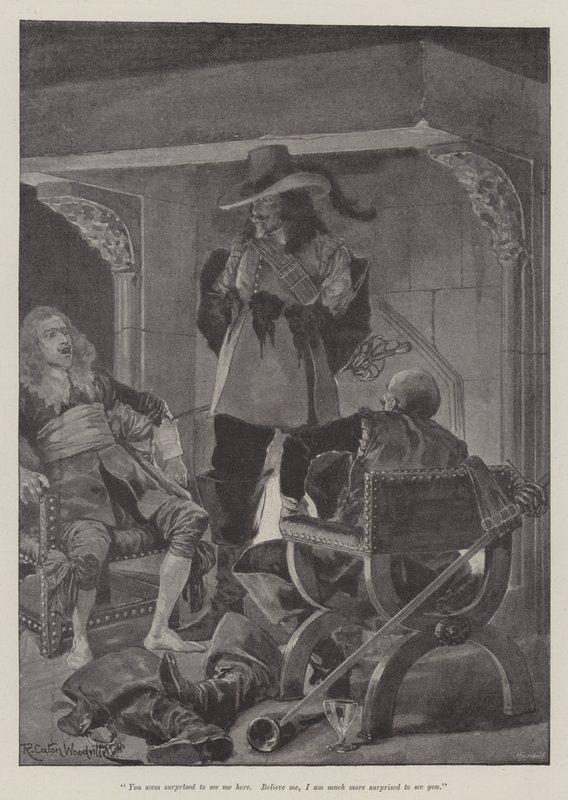 Sous la robe rouge, par Stanley J Weyman - Richard Caton Woodville junior