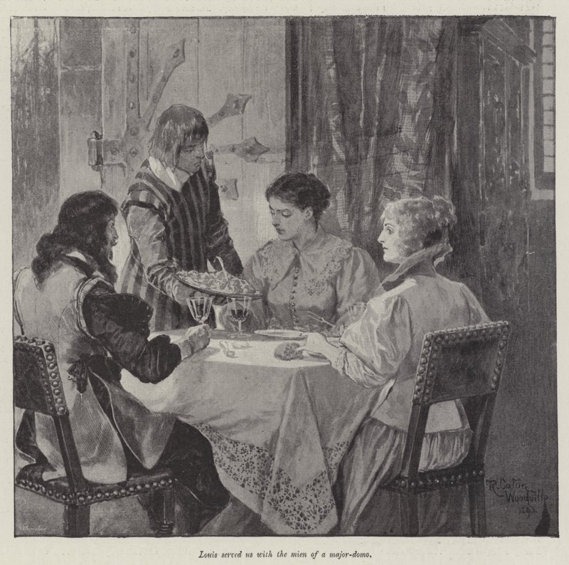 Sous la robe rouge, par Stanley J Weyman - Richard Caton Woodville junior