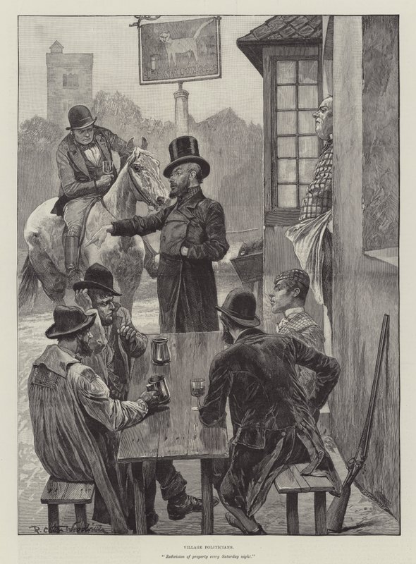 Politiciens du Village - Richard Caton Woodville junior
