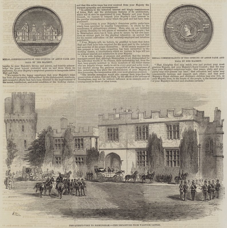 La Visite de la Reine à Birmingham - Richard Principal Leitch