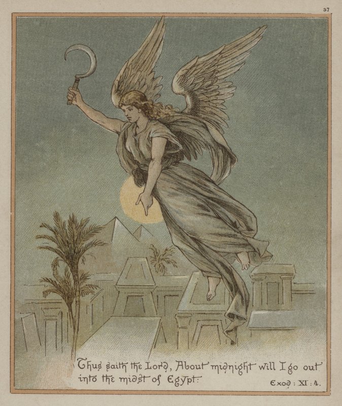 Ange de la destruction en Égypte - Richard Andre