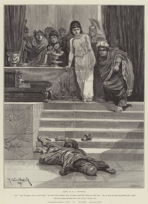 "Cléopâtre," par H Rider Haggard - Richard Caton II (after) Woodville