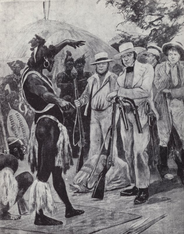 Francis Farewell de la Farewell Trading Company, fondateur de la colonie de Port Natal en Afrique du Sud - Richard Caton II (after) Woodville