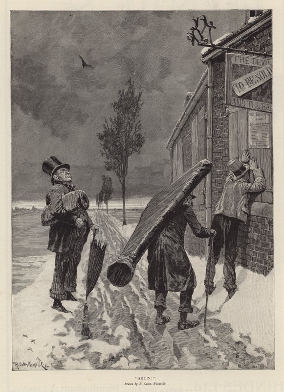 Vendu! - Richard Caton II (after) Woodville