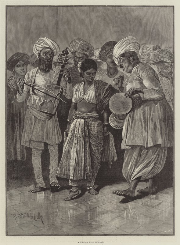 Une danseuse Nautch - Richard Caton Woodville junior