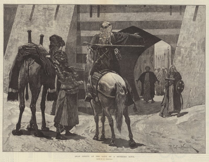 Chefs arabes à la porte d