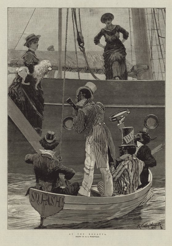 À la régate - Richard Caton Woodville junior