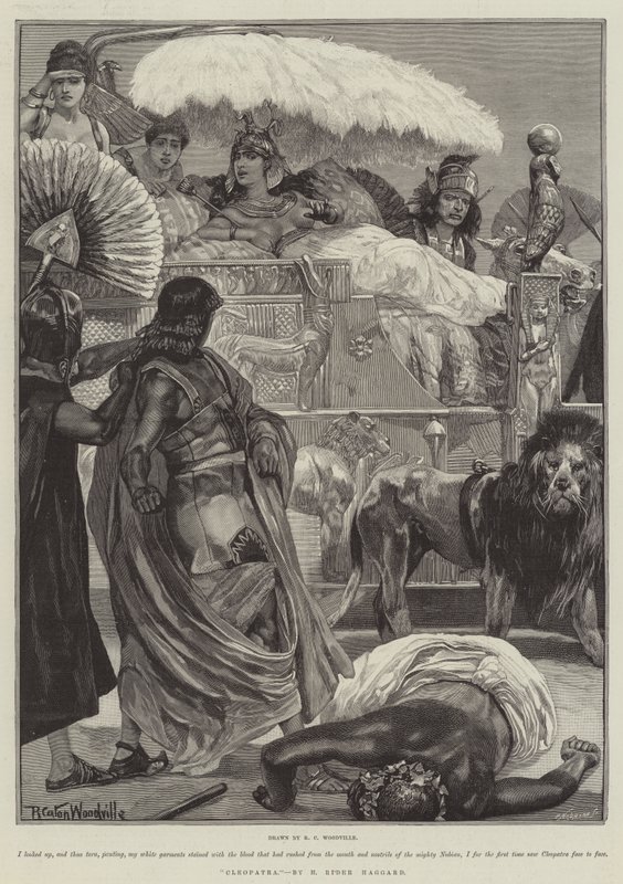 Cléopâtre, par H Rider Haggard - Richard Caton Woodville junior