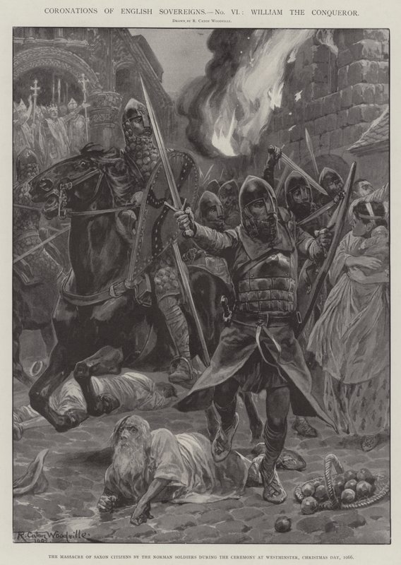 Couronnements des souverains anglais, Guillaume le Conquérant - Richard Caton Woodville junior