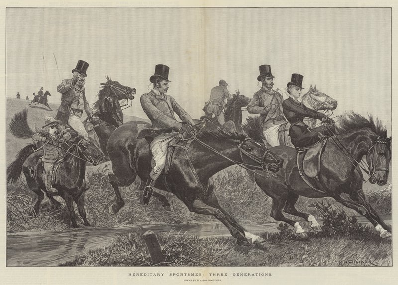 Sportifs Héréditaires, Trois Générations - Richard Caton Woodville junior