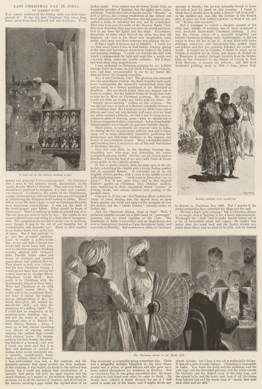 Le dernier jour de Noël en Inde - Richard Caton Woodville junior