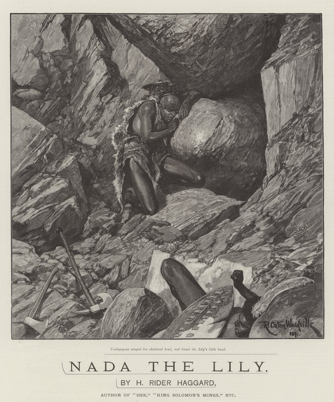 Nada la Lily, par H Rider Haggard - Richard Caton Woodville junior
