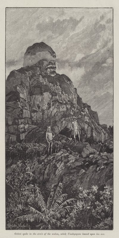 Nada la Lily, par H. Rider Haggard - Richard Caton Woodville junior