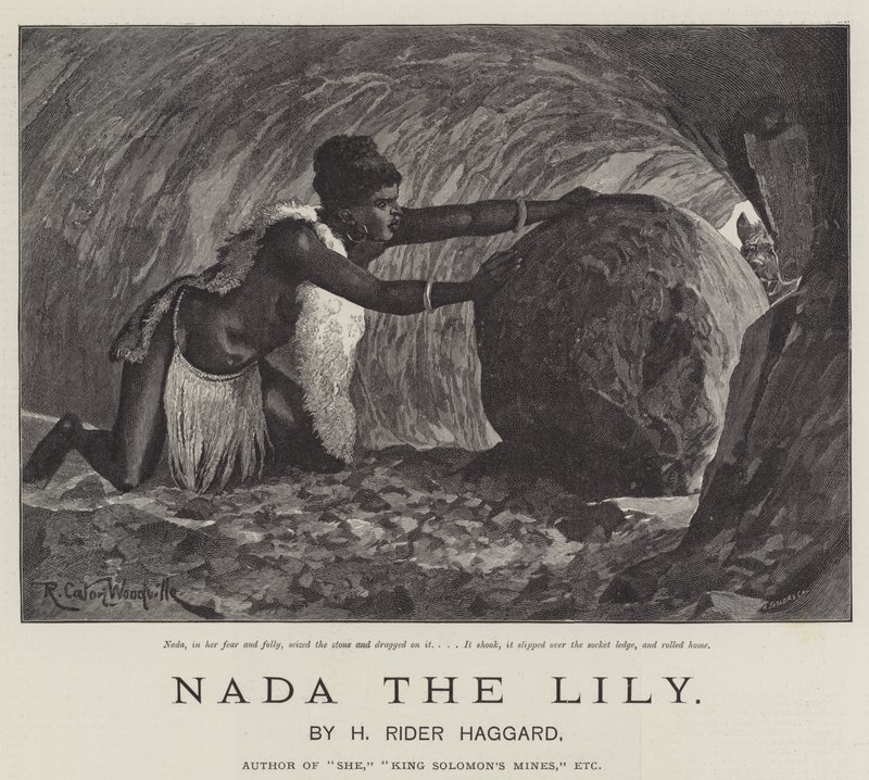 Nada la Lily, par H Rider Haggard - Richard Caton Woodville junior