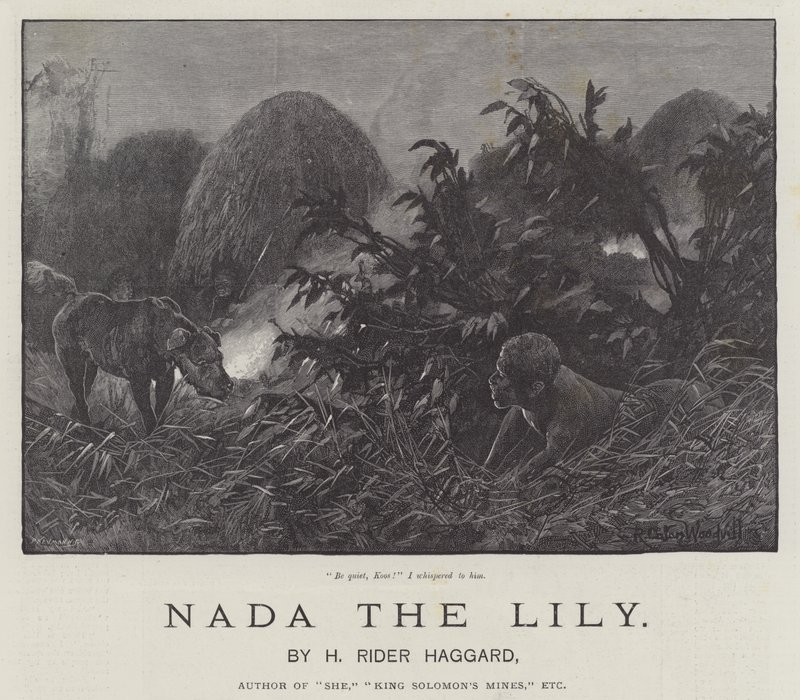 Nada le Lys, par H. Rider Haggard - Richard Caton Woodville junior