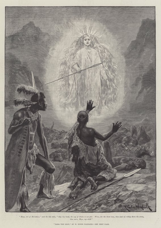 Nada la Lys, par H Rider Haggard - Richard Caton Woodville junior