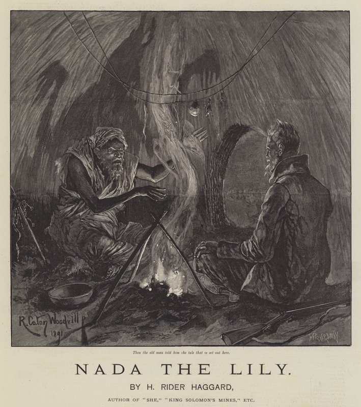 Nada la Lily, par H Rider Haggard - Richard Caton Woodville junior