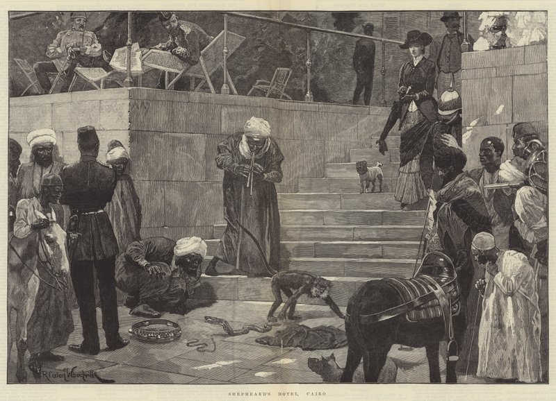 Hôtel Shepheard, Le Caire - Richard Caton Woodville junior