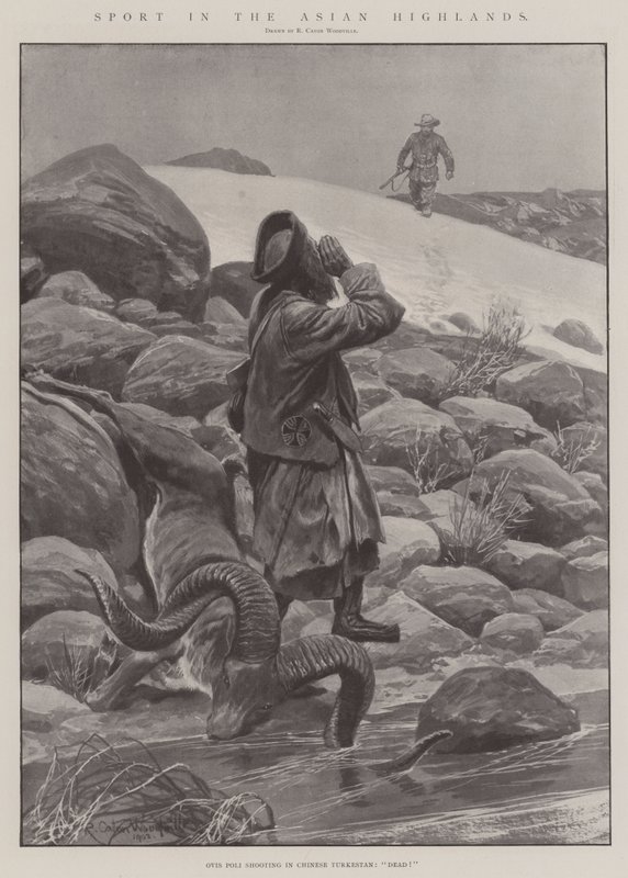 Sport dans les hautes terres asiatiques - Richard Caton Woodville junior