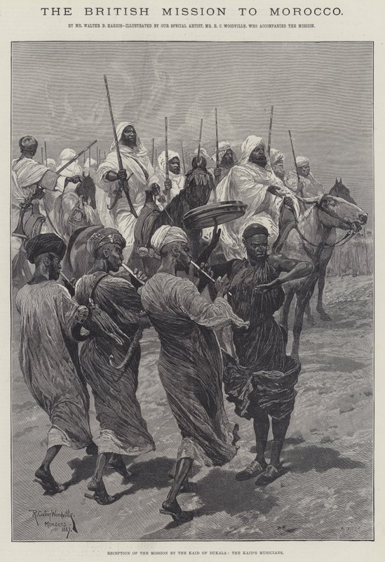 La mission britannique au Maroc - Richard Caton Woodville junior