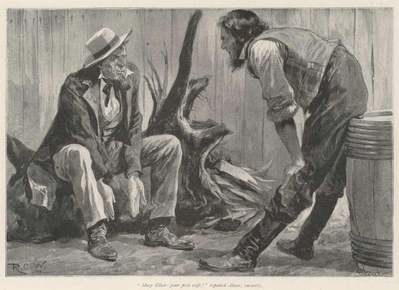 Le propriétaire du Big Flume Hotel, par Bret Harte - Richard Caton Woodville junior