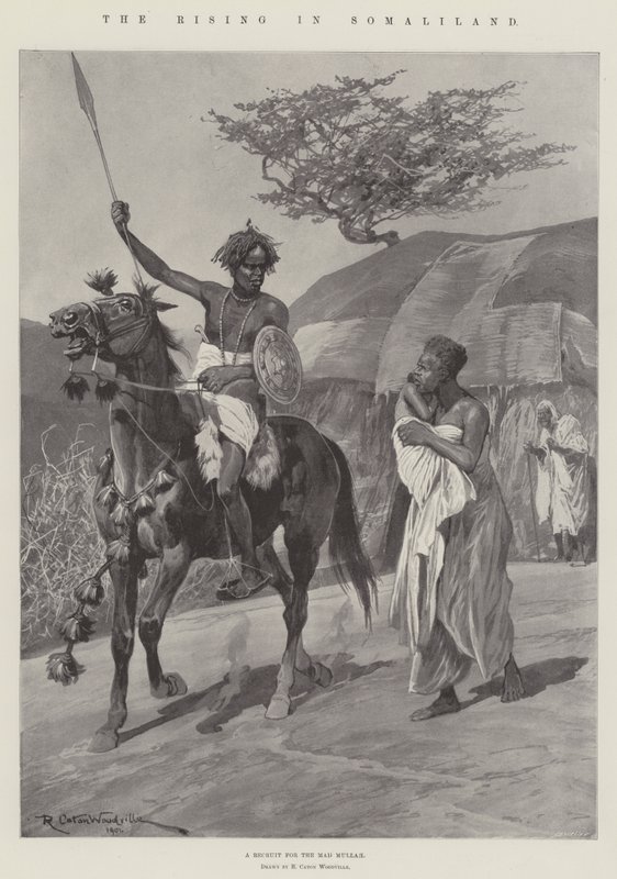 Le soulèvement en Somaliland - Richard Caton Woodville junior