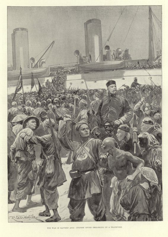 La Guerre en Asie orientale - Richard Caton Woodville junior